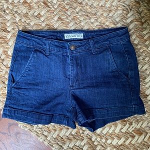 Cielo Dark /Medium Blue Jean Shorts
